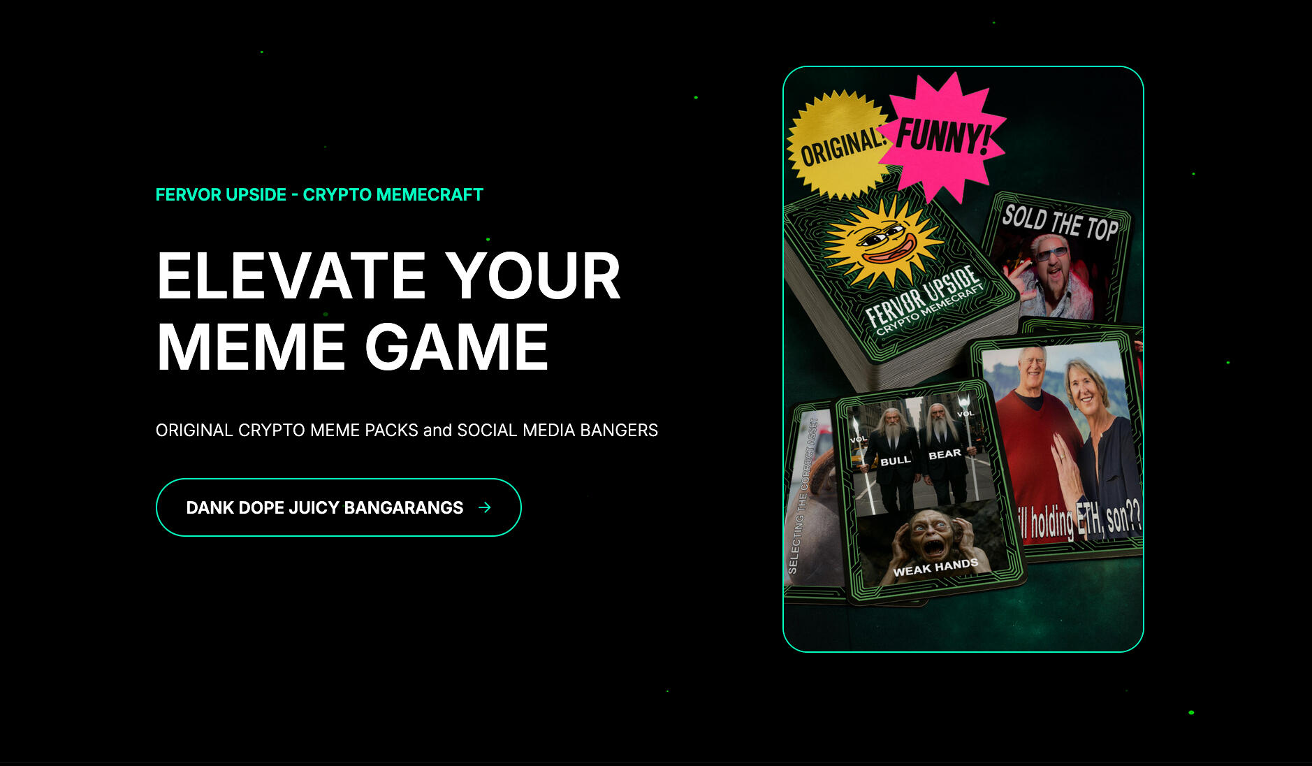 FERVOR UPSIDE - CARD THEME SITE