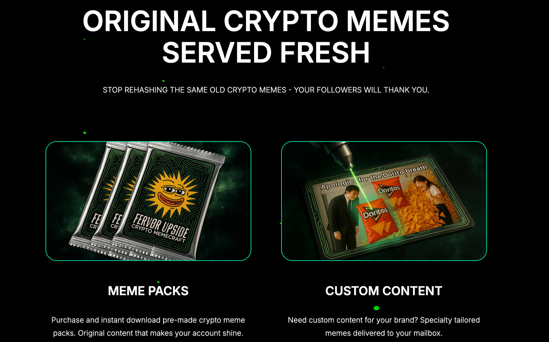 FERVOR UPSIDE - CARD THEME SITE 02